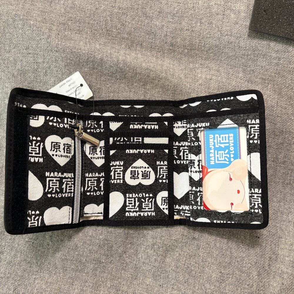 New Harajuku Lovers Y2K Cha-Ching Logo Heart Wallet